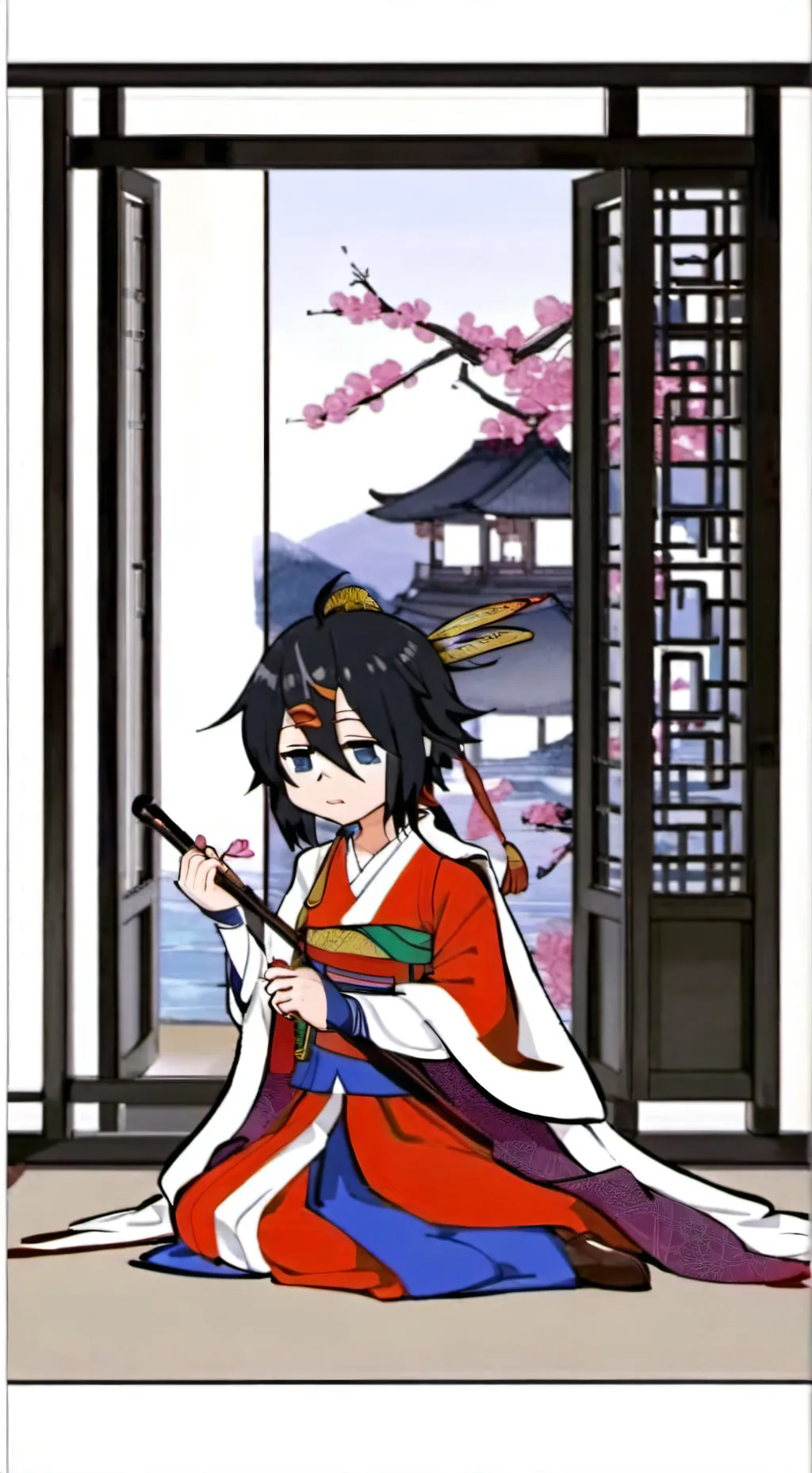 ai character: Saneobagiyuu  background