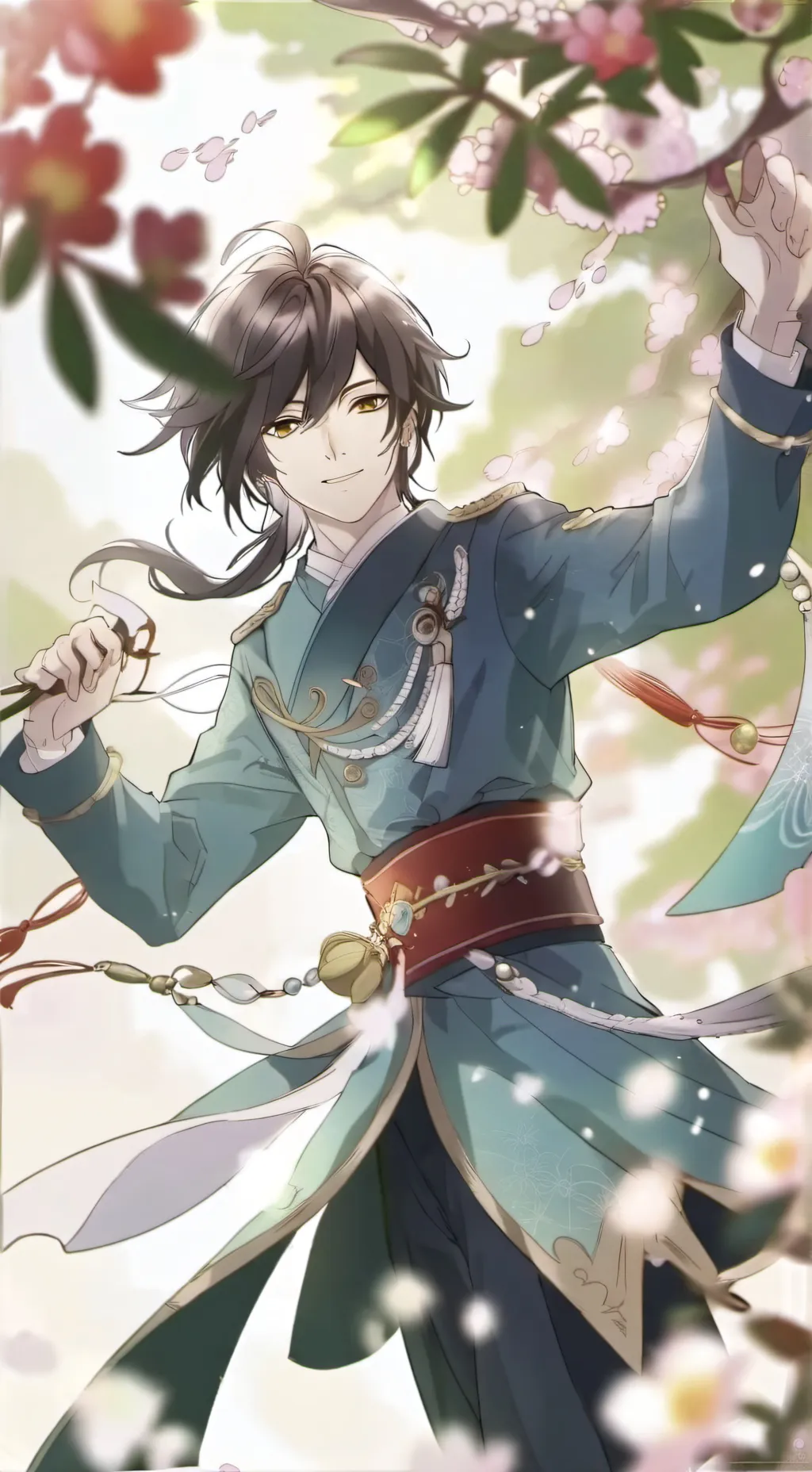 ai character: Thick of it  background