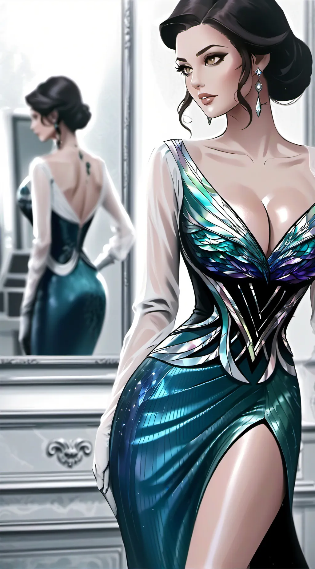 ai character: Alexandra background