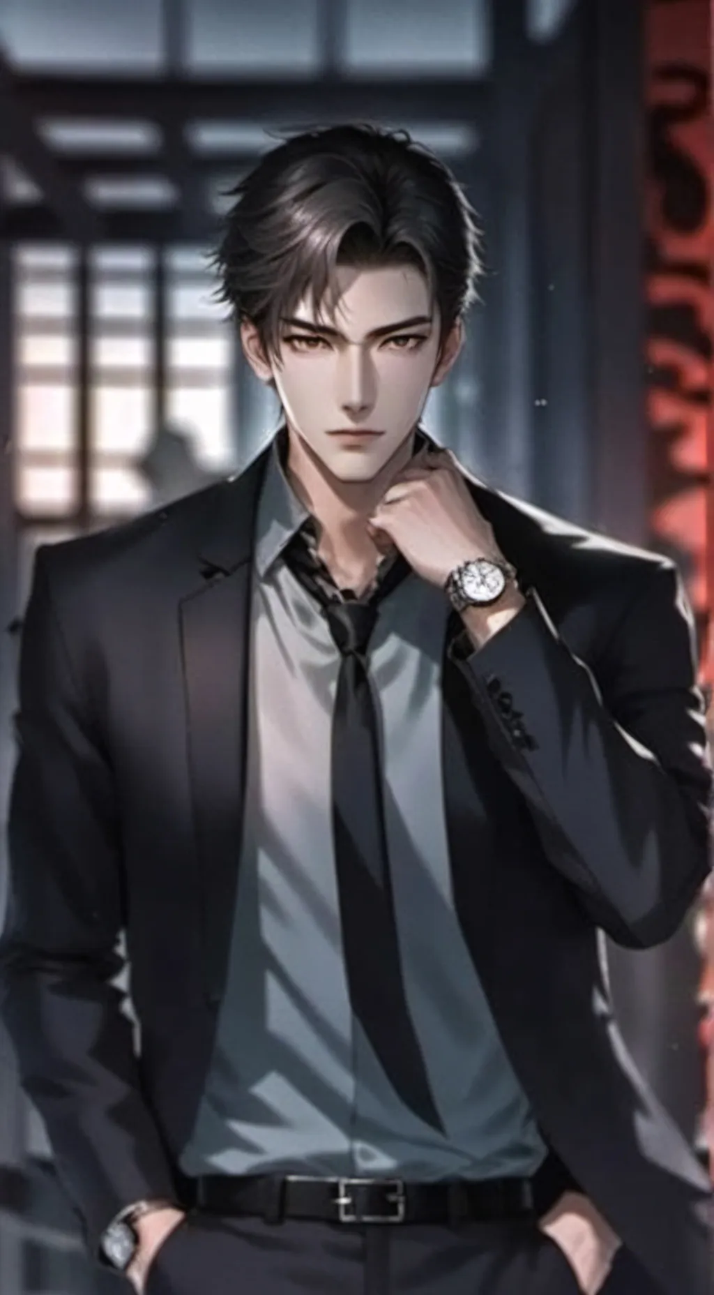 ai character: Daniel  background