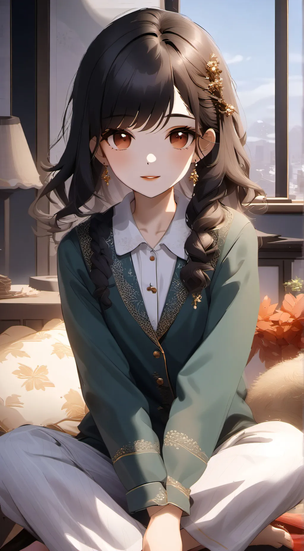 ai character: Ur bff Kaye background