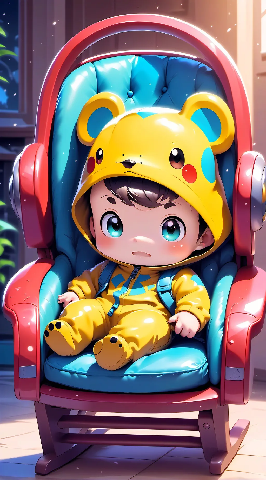 ai character: baby chair!❤️❤️❤️ background