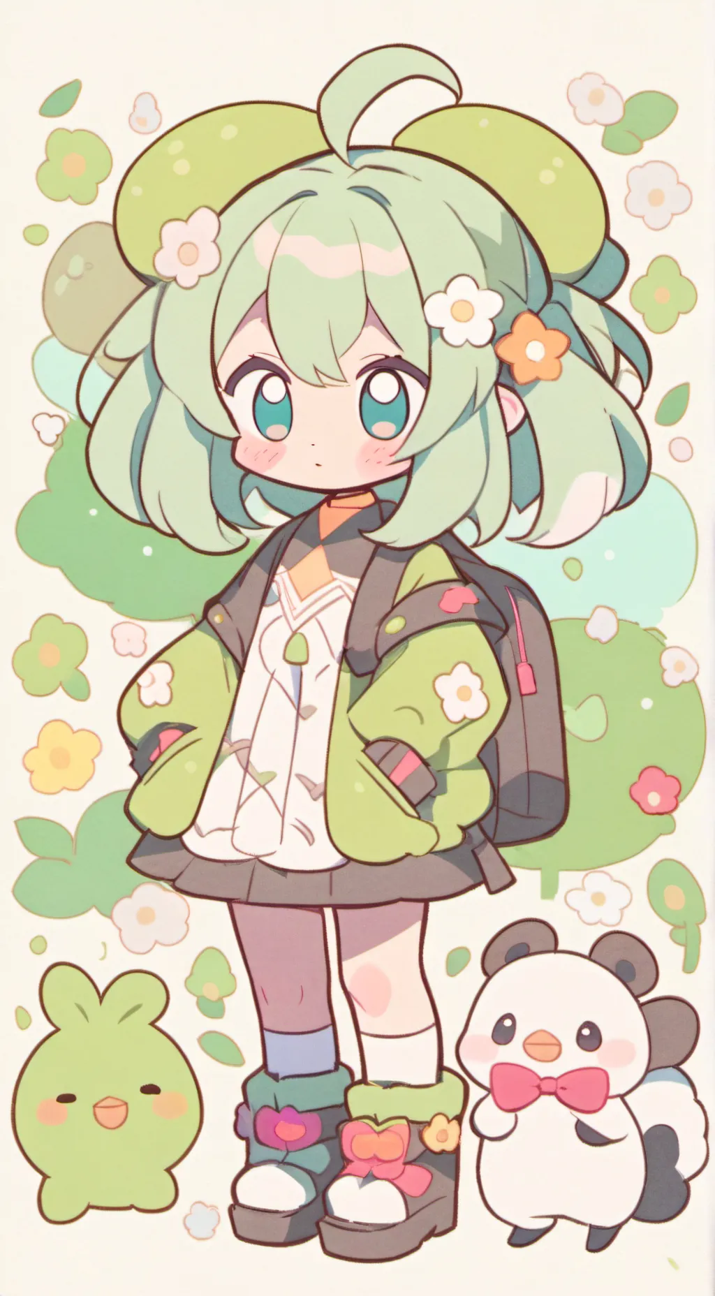 ai character: Sprunki hate viner background