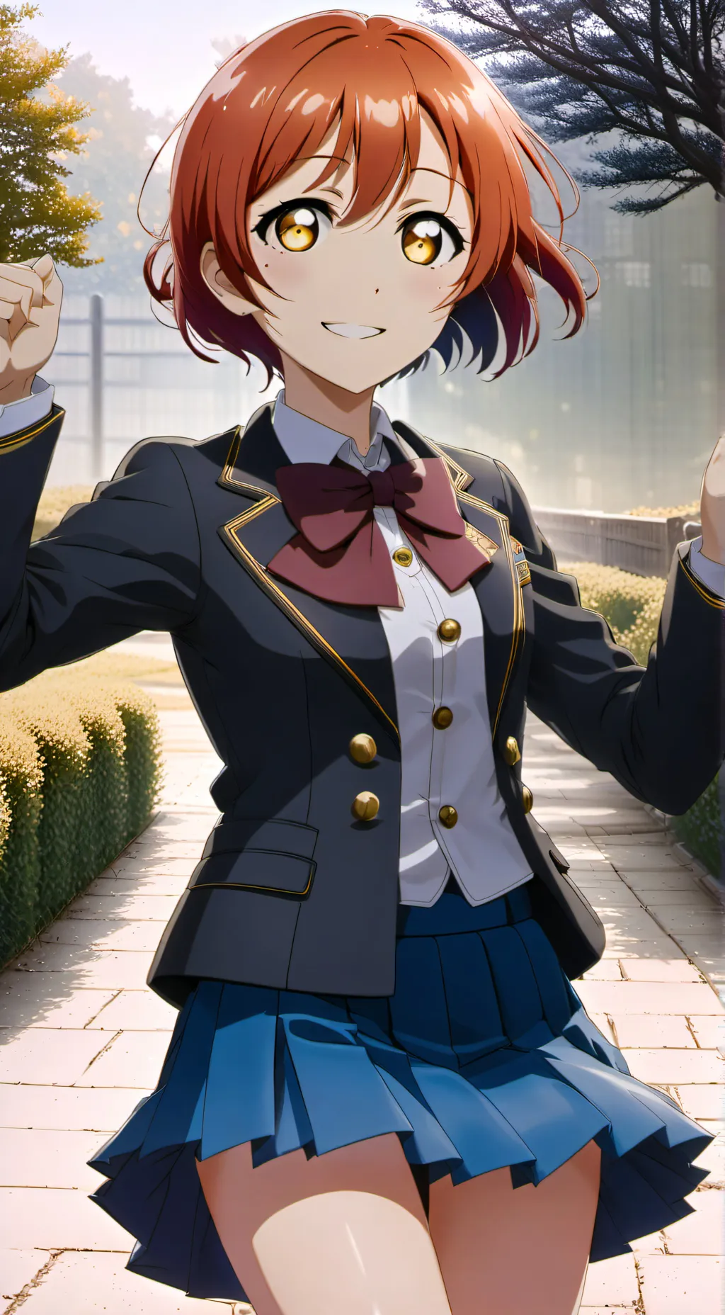 ai character: 星空凛 background