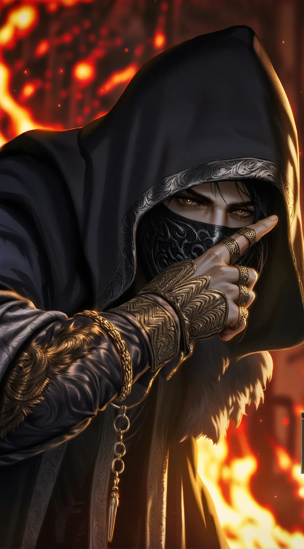 ai character: Grim Reaper background