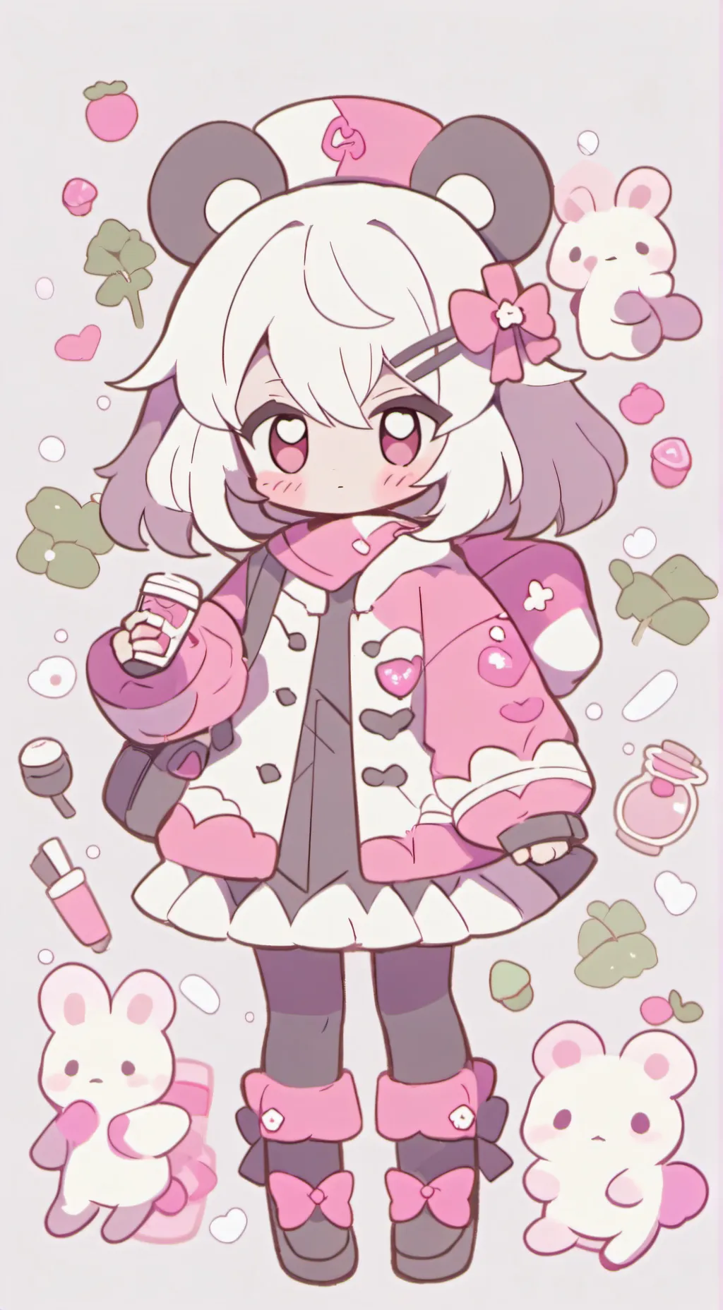 ai character: DW Valentine's 2! background