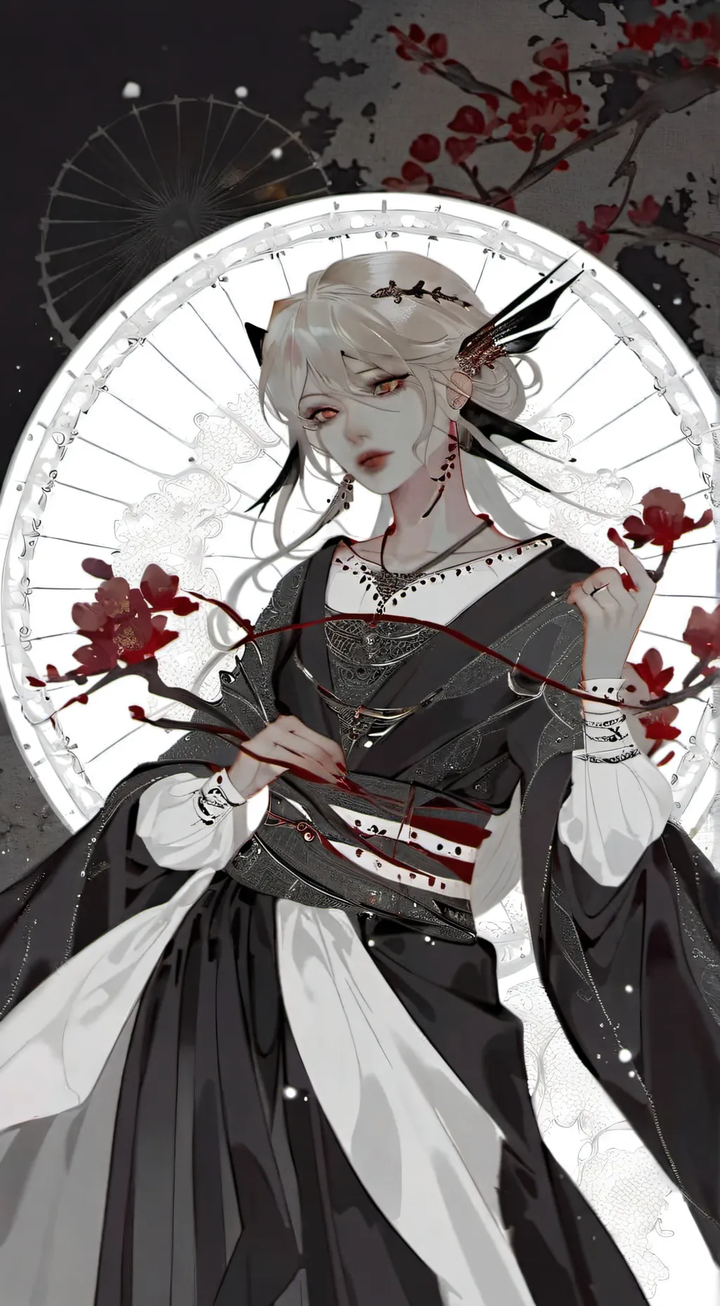 ai character: 💟🌑luce🌑💟 background