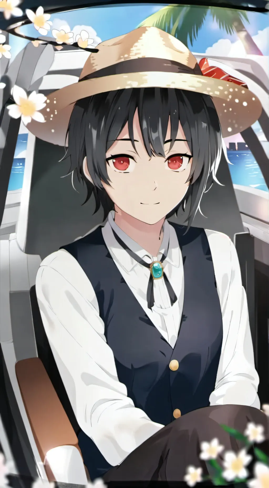 ai character: Emerald  background