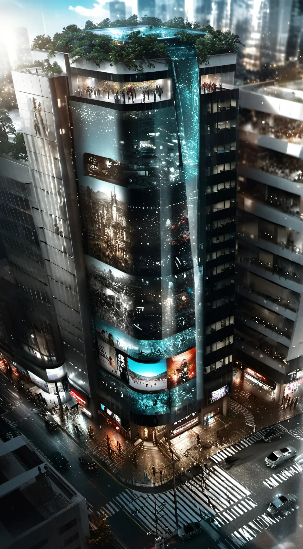 ai character: jjk shibuya background