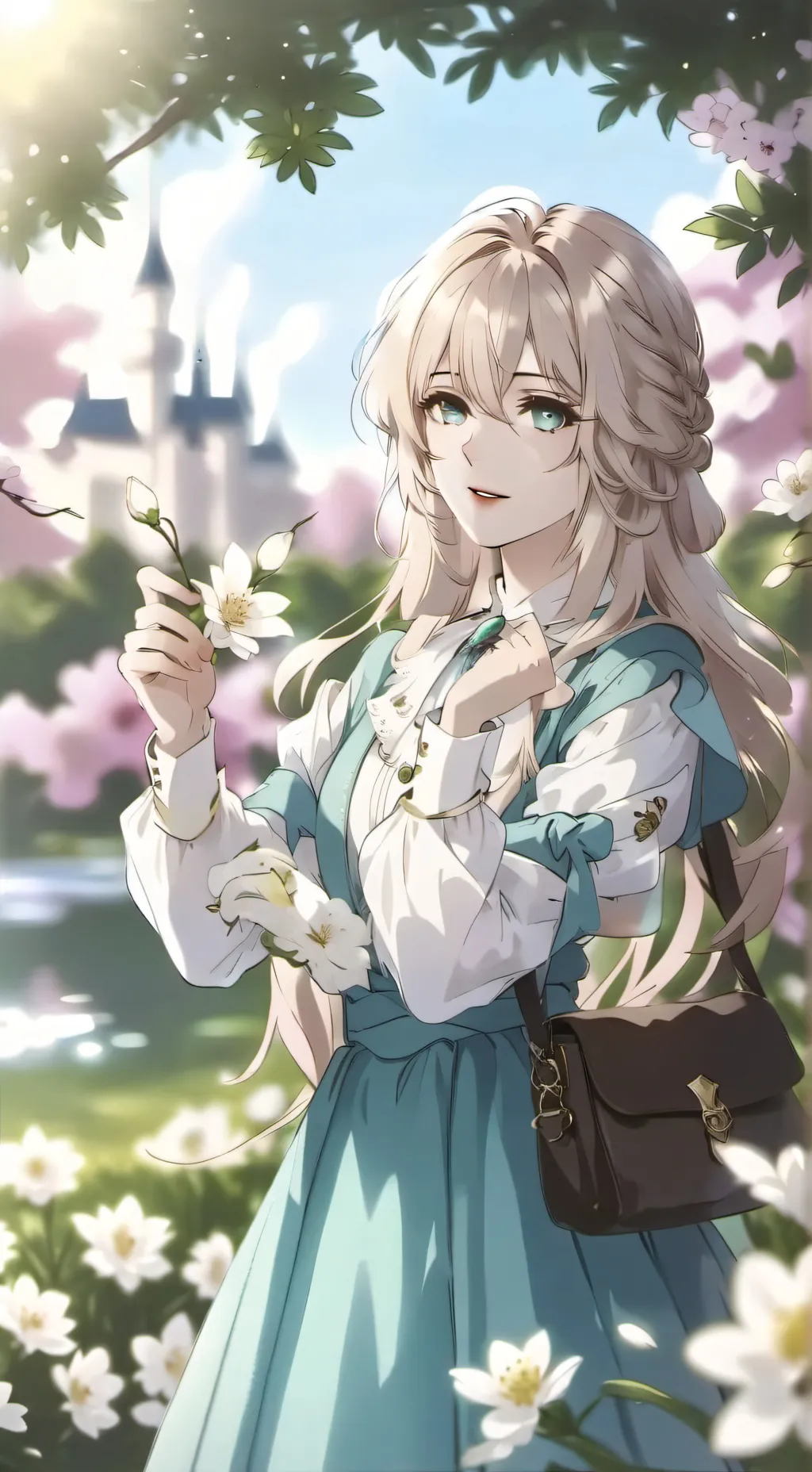 ai character: johnny Minecraft  background