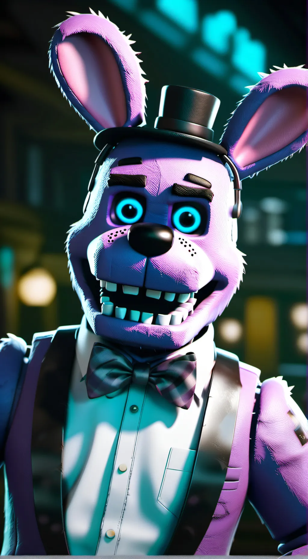 ai character: Nightguard fnaf5 background