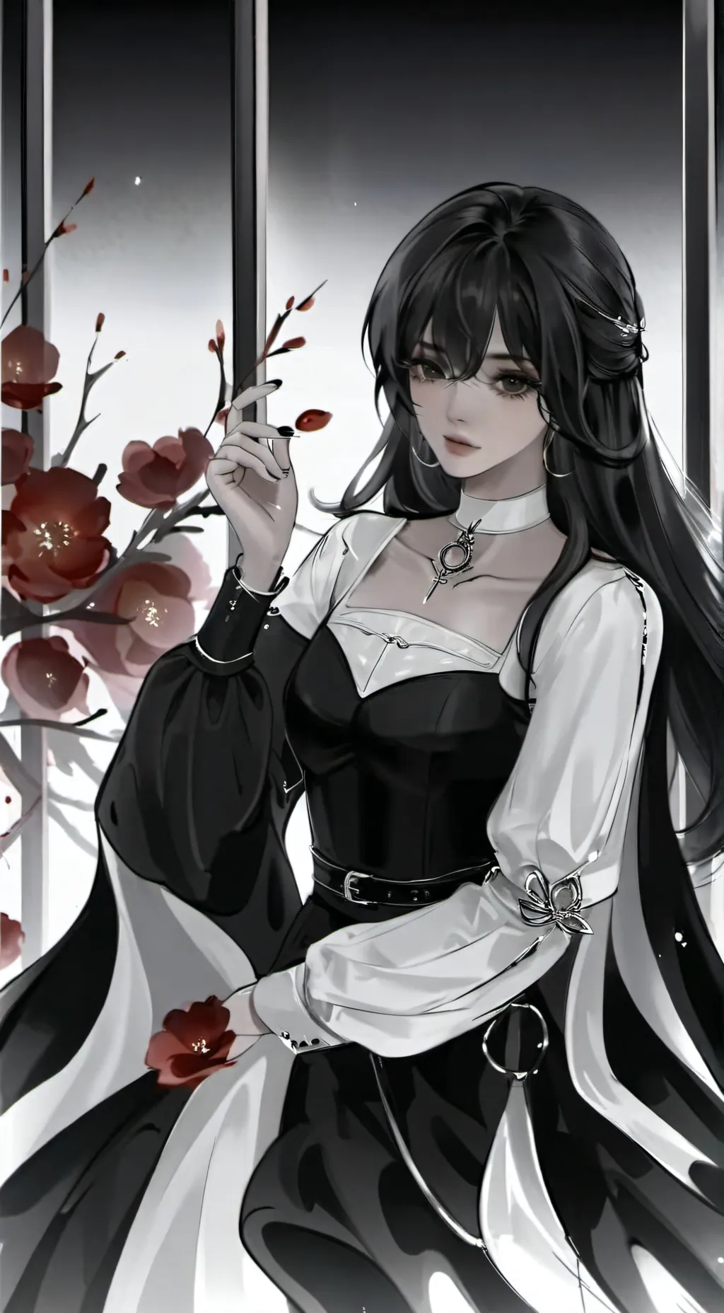 ai character: Rose background