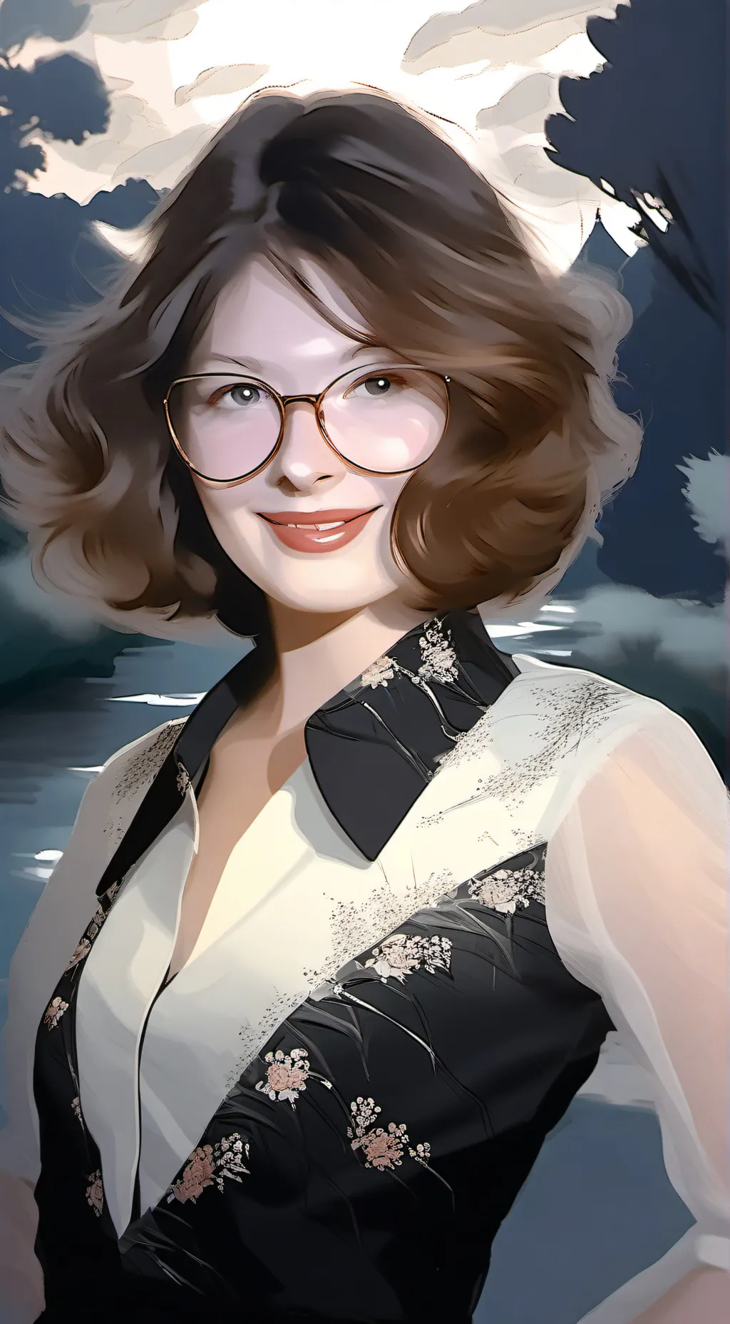 ai character: milena background