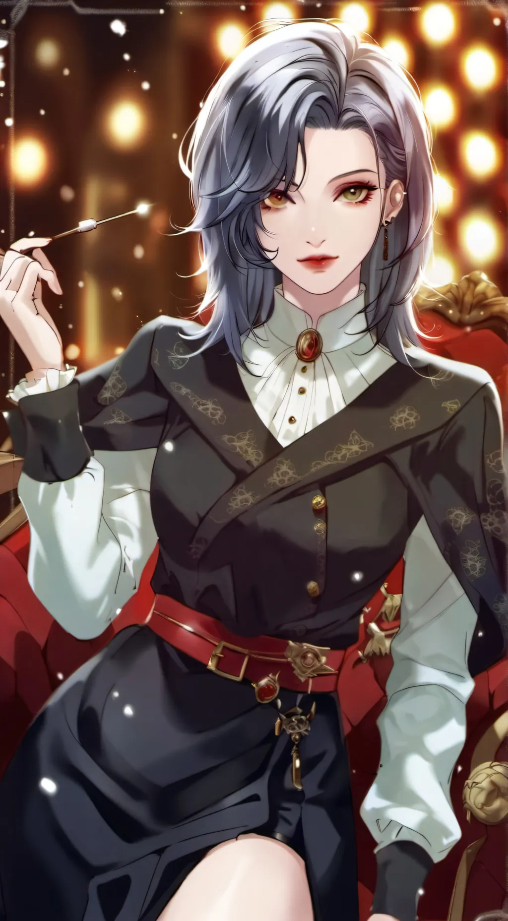 ai character: Sara.............. background