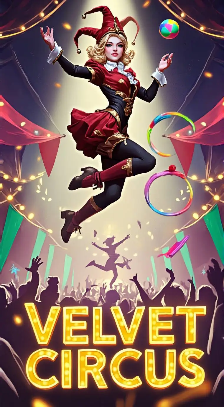 ai character: The Velvet Circus background