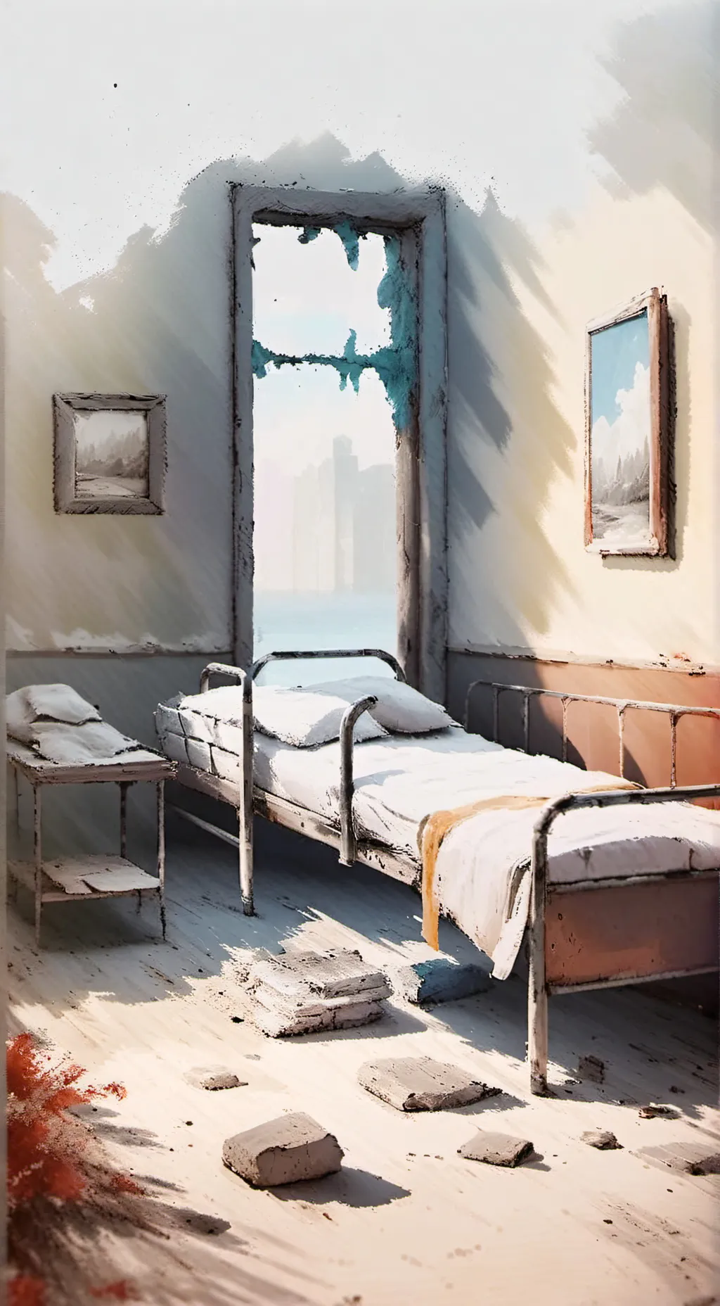 ai character: mental hospital background