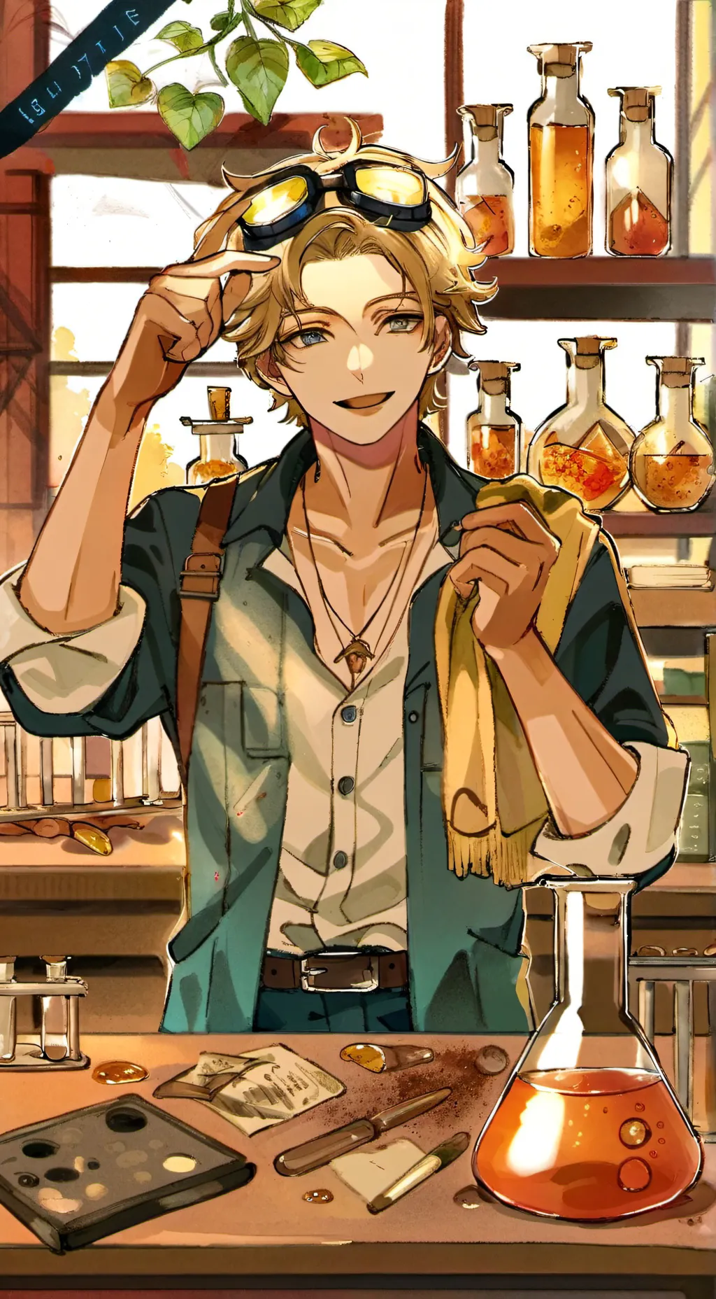 ai character: Wilson Williams  background