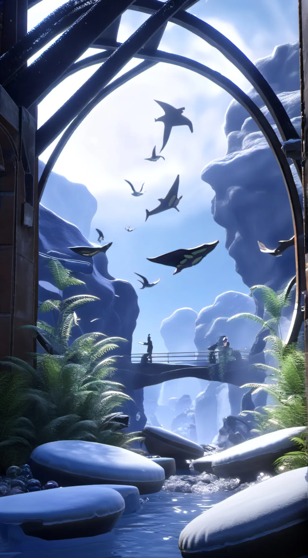 ai character: coolkid forsaken:D background