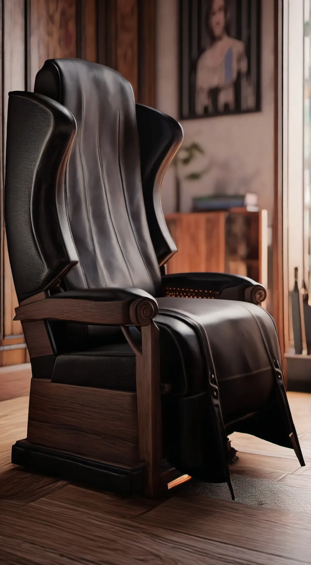 ai character: Durple background