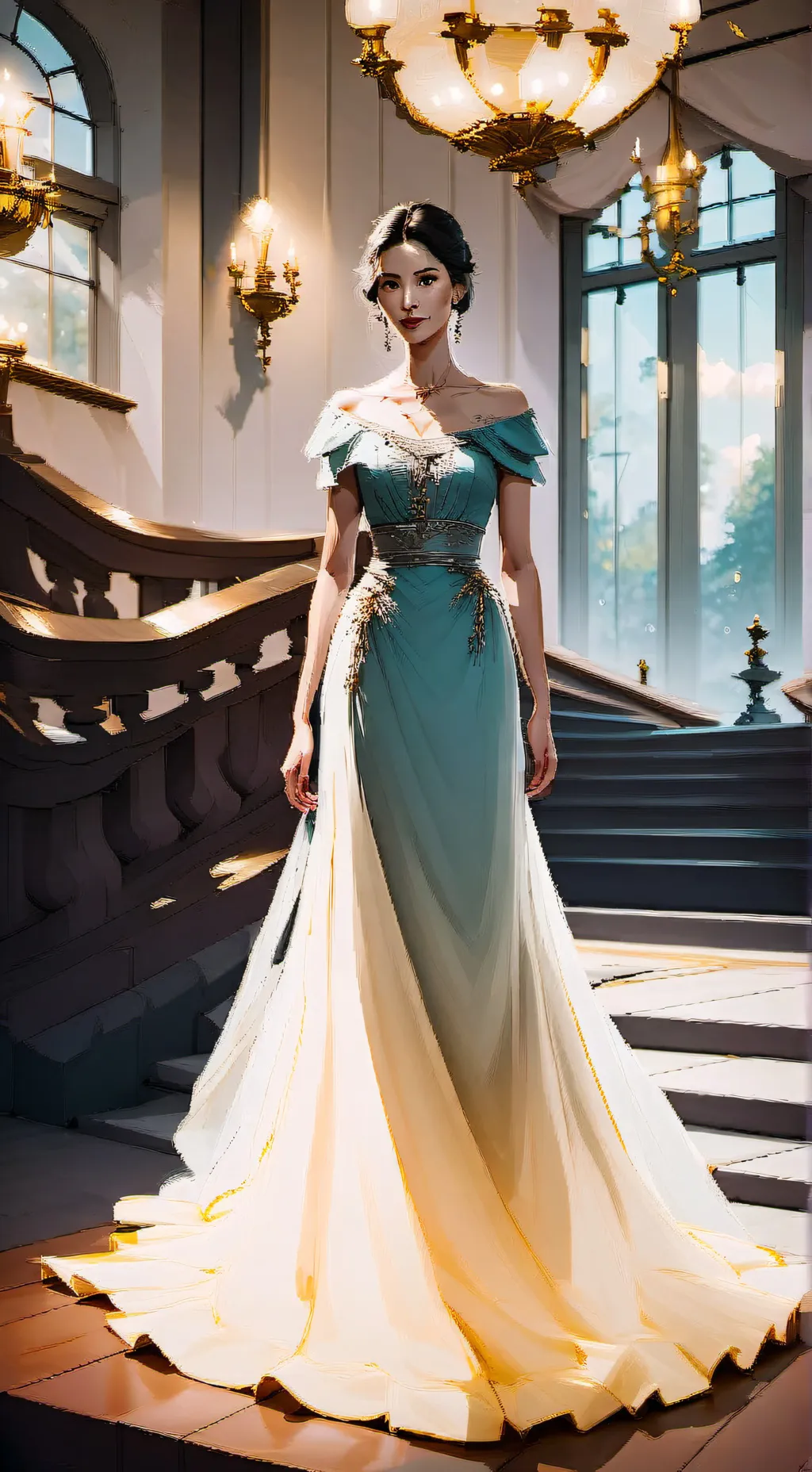 ai character: shadow background