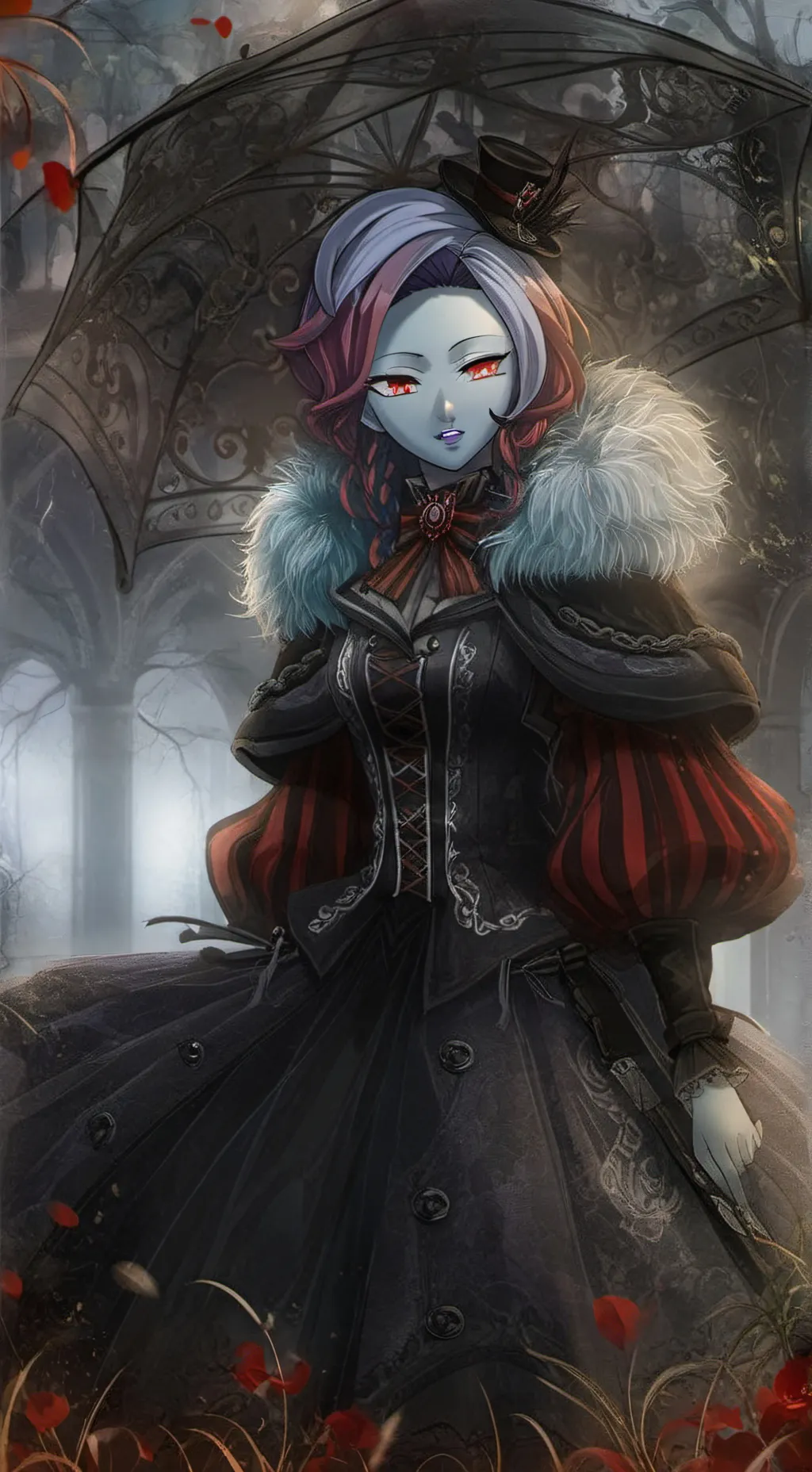 ai character: Manjusaka background