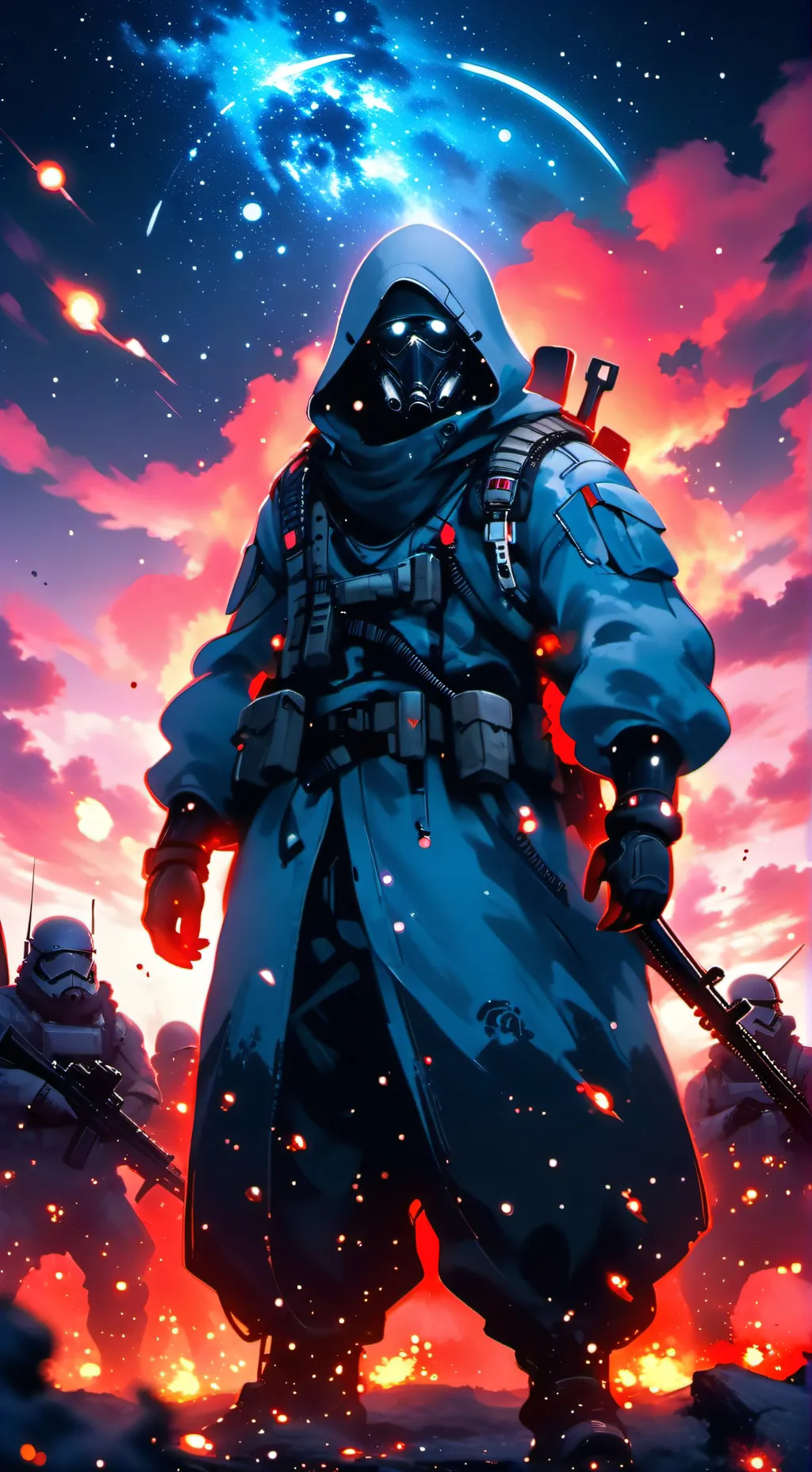 ai character: alien invasion background