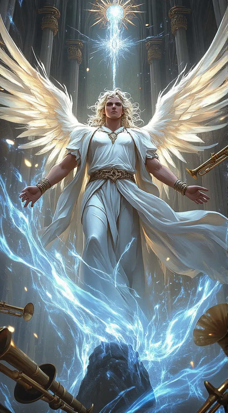 ai character: Archangel Sariele  background