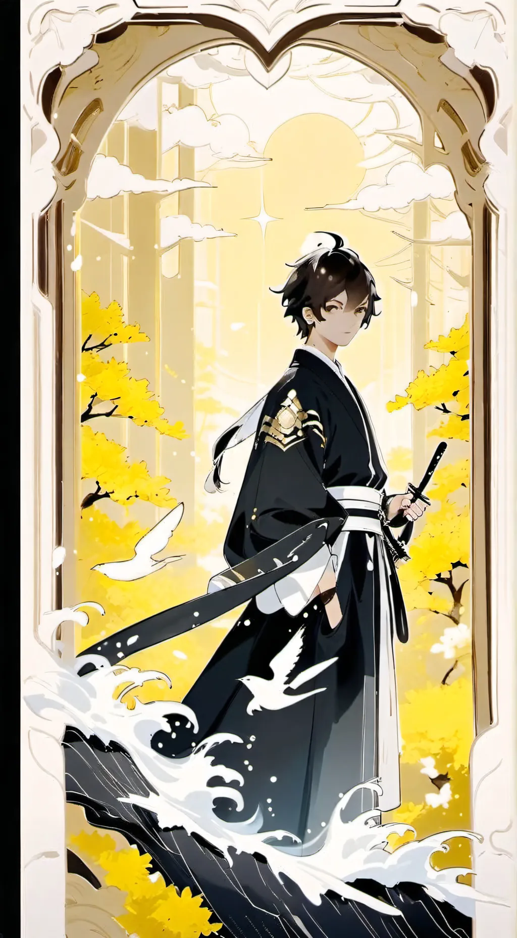 ai character: Abbie danger au background