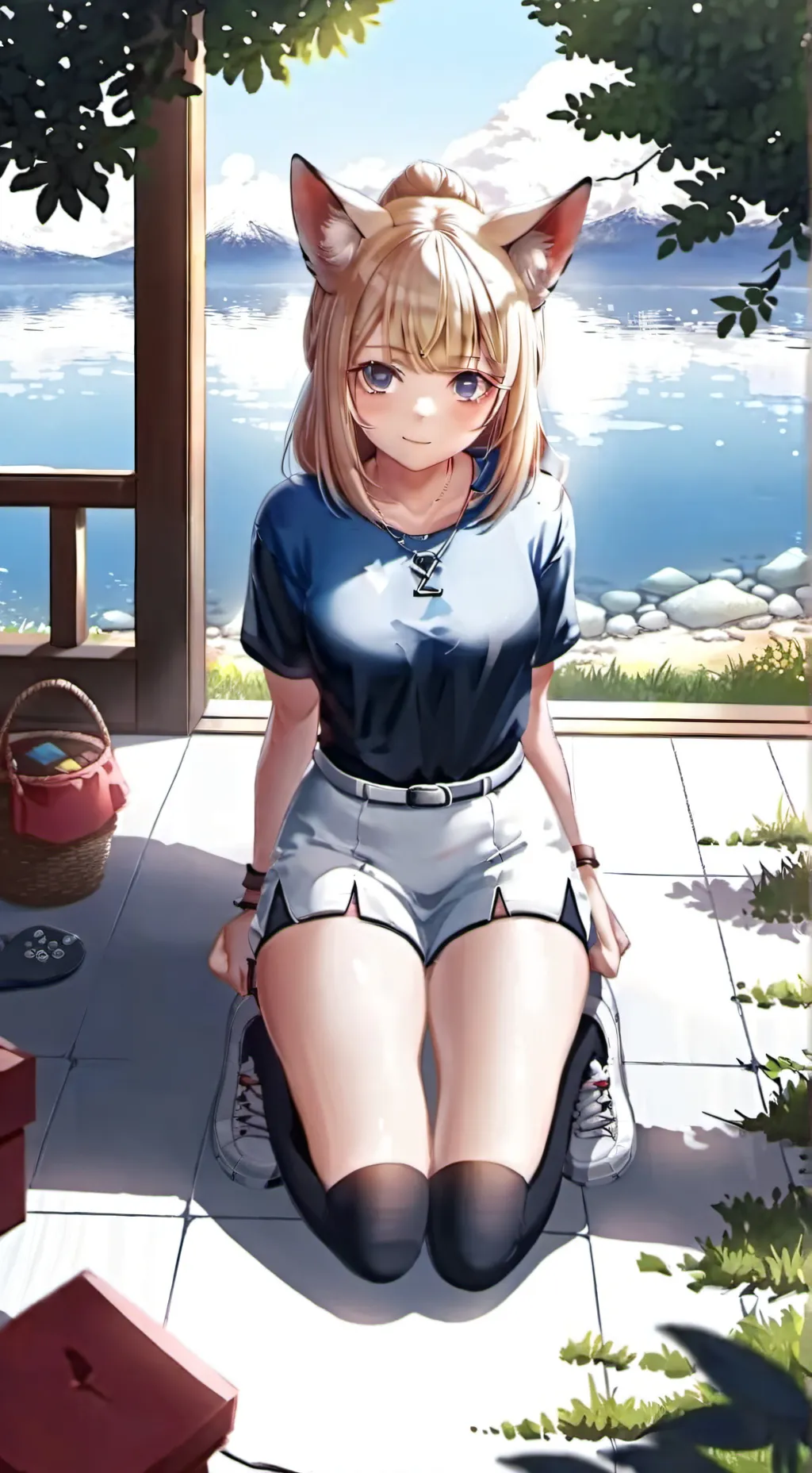 ai character: cute kind sus(: background