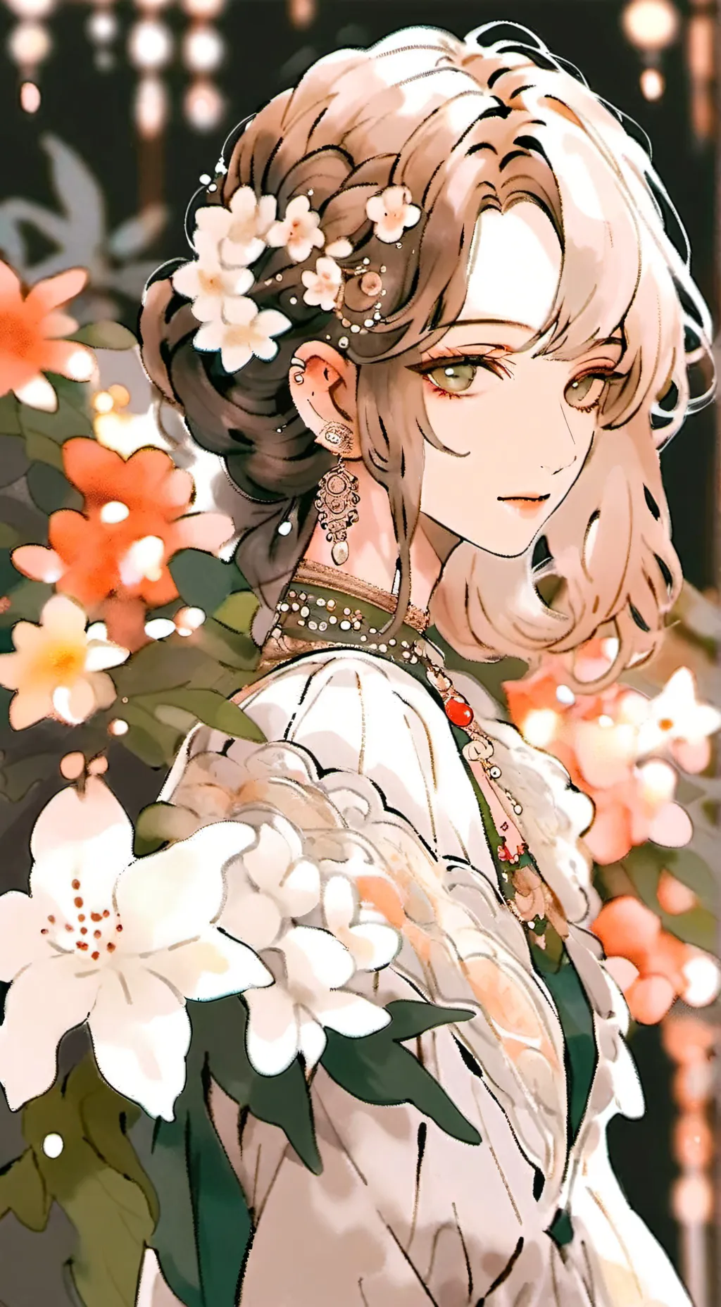 ai character: Sakura background