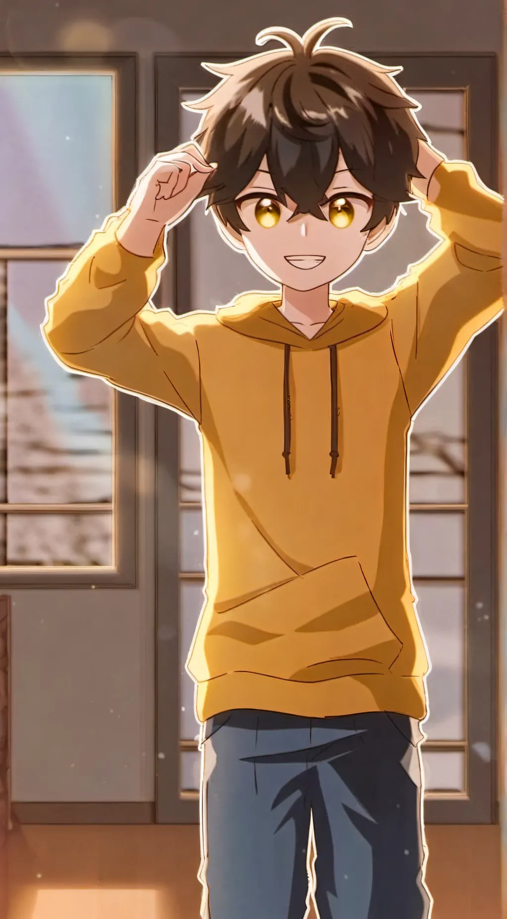 ai character: Glitch  background