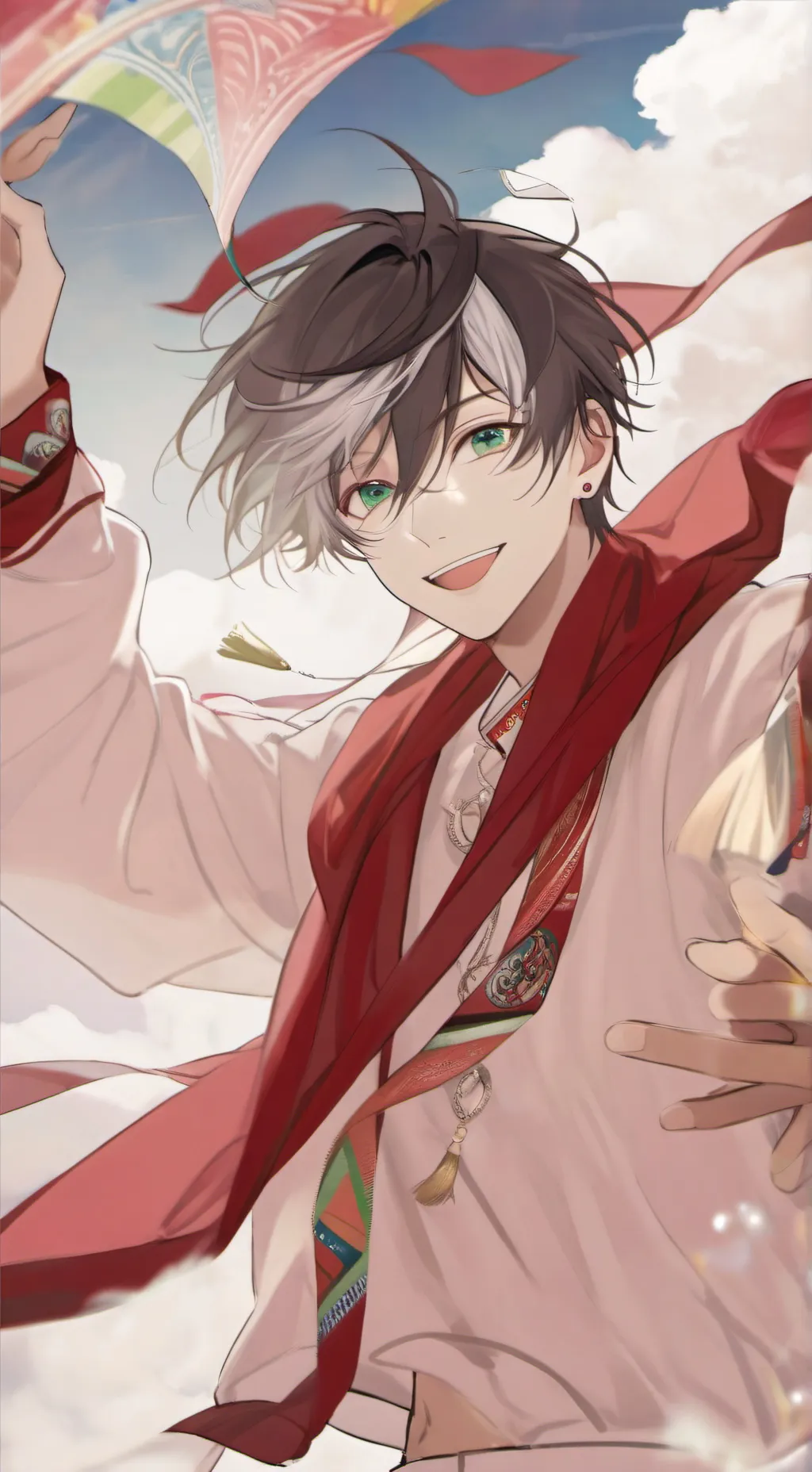 ai character: dandy world: background