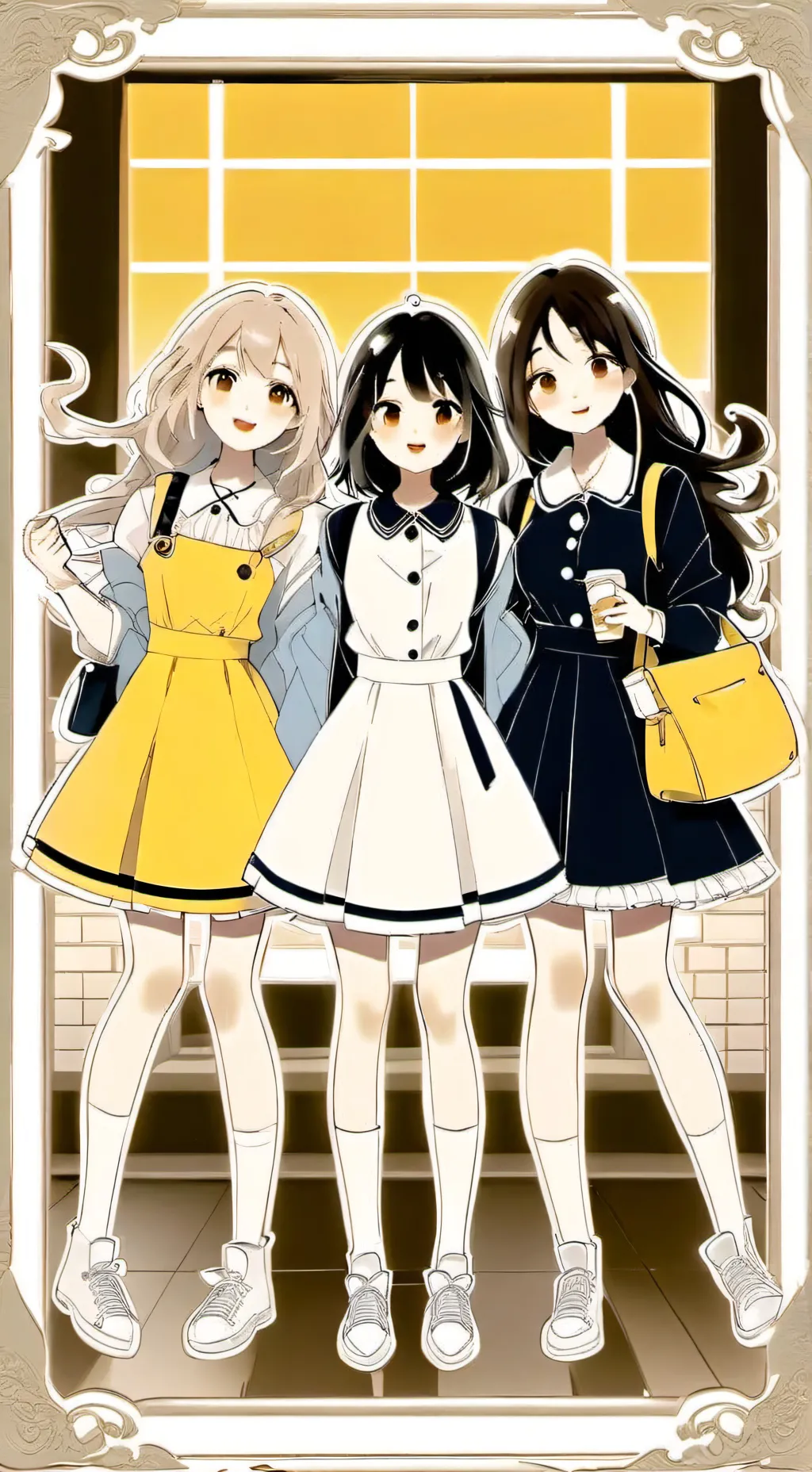 ai character: popualr girls background