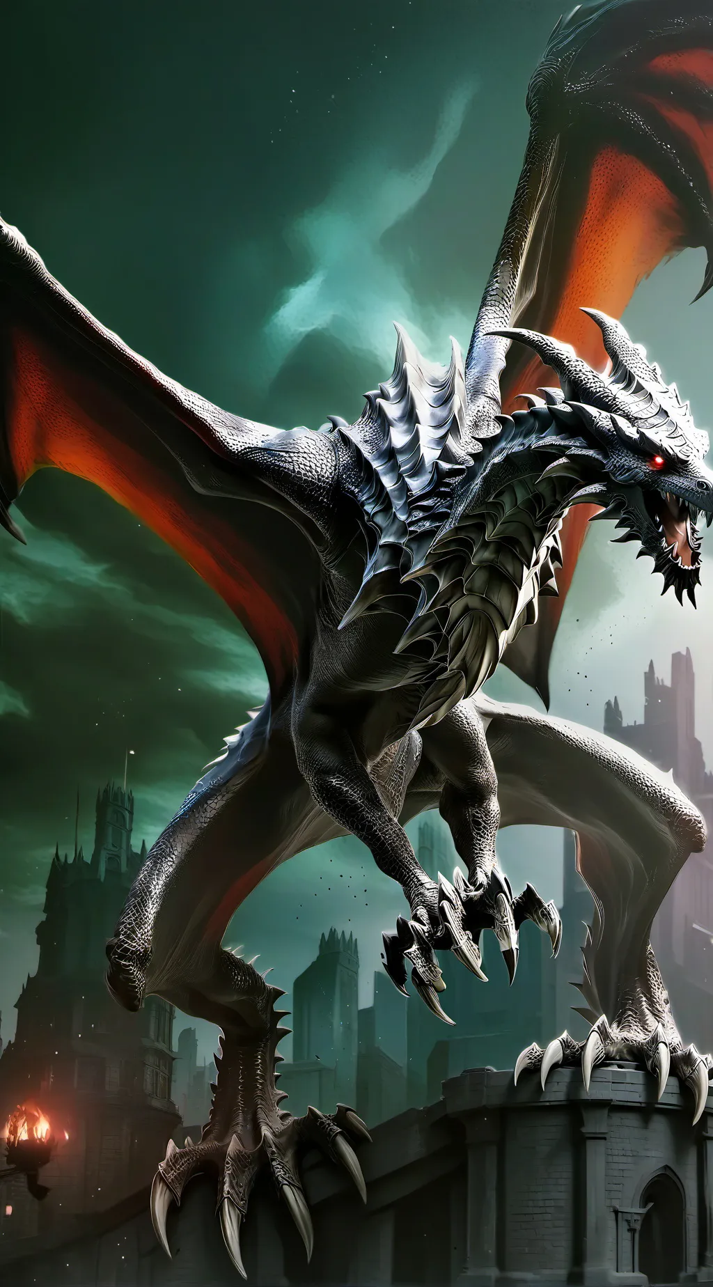 ai character: Dragon  background