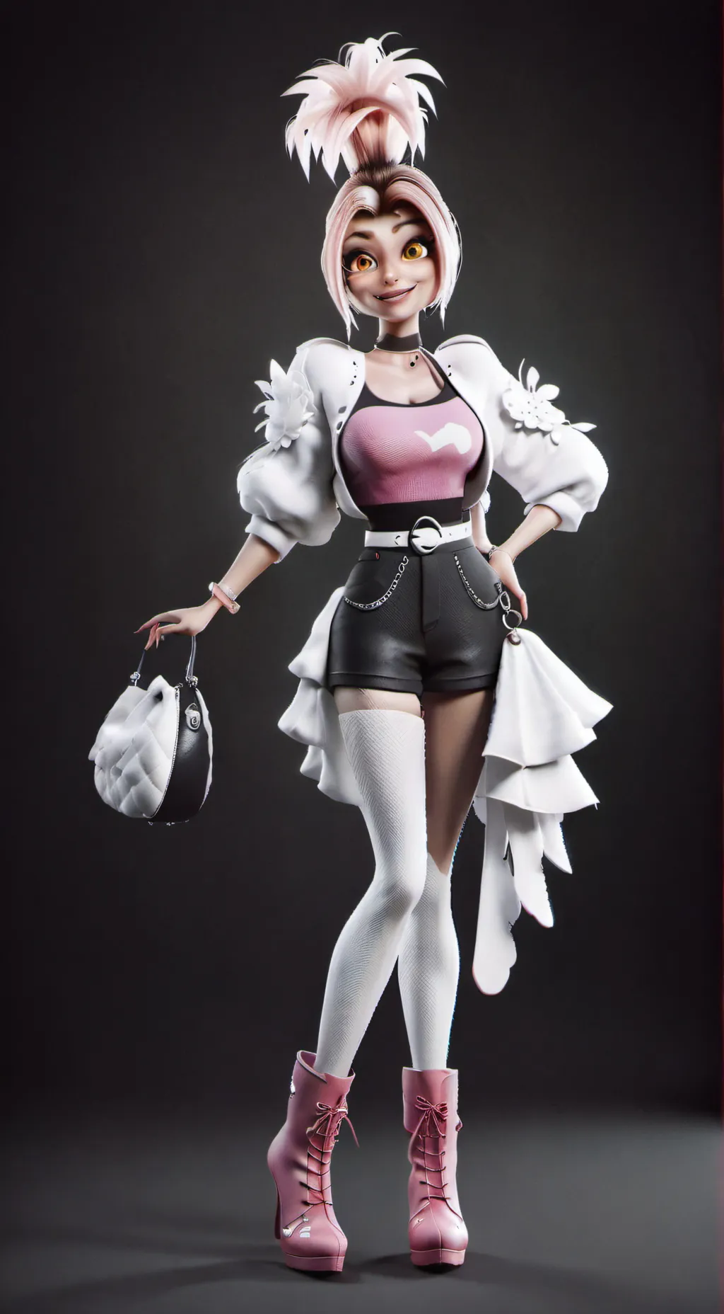 ai character: Toy chica background