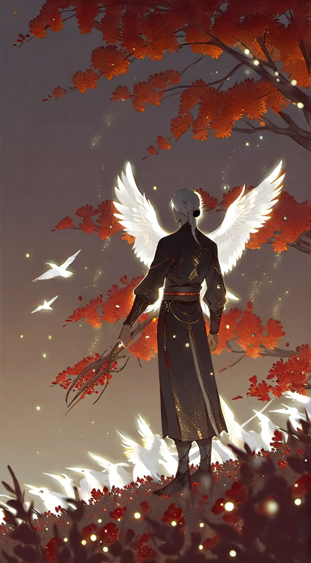 ai character: nieg part grutr background