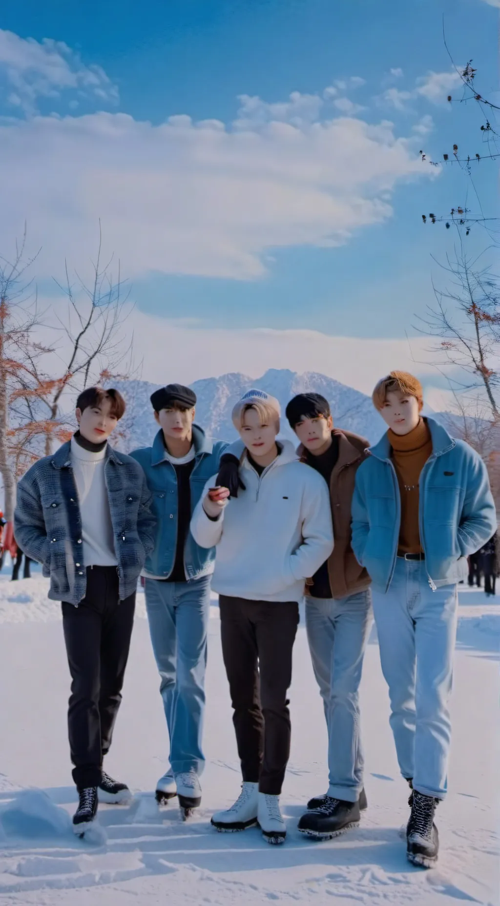 ai character: STRAYKIDS!  background