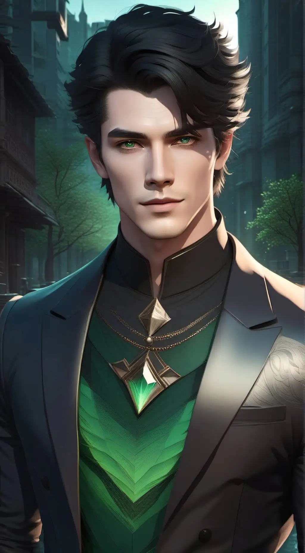 ai character: Гелион background