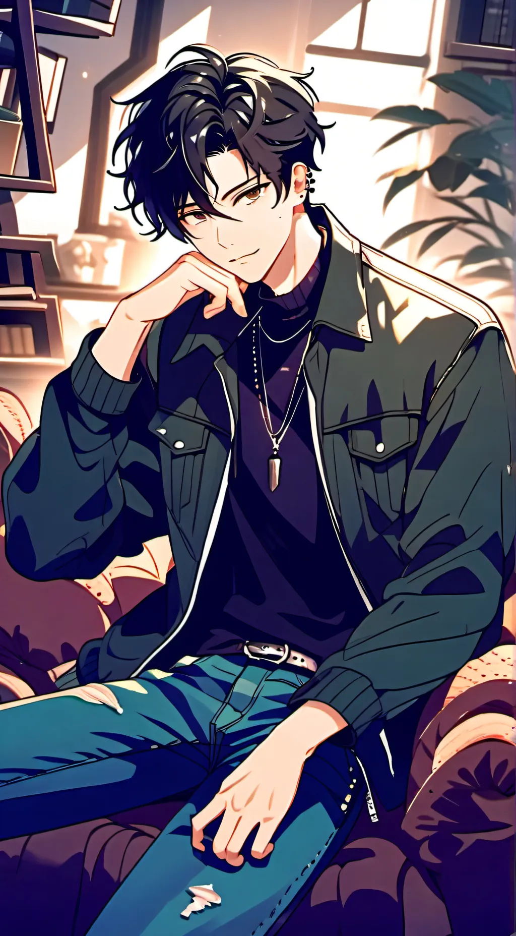 ai character: Asher Evermore  background