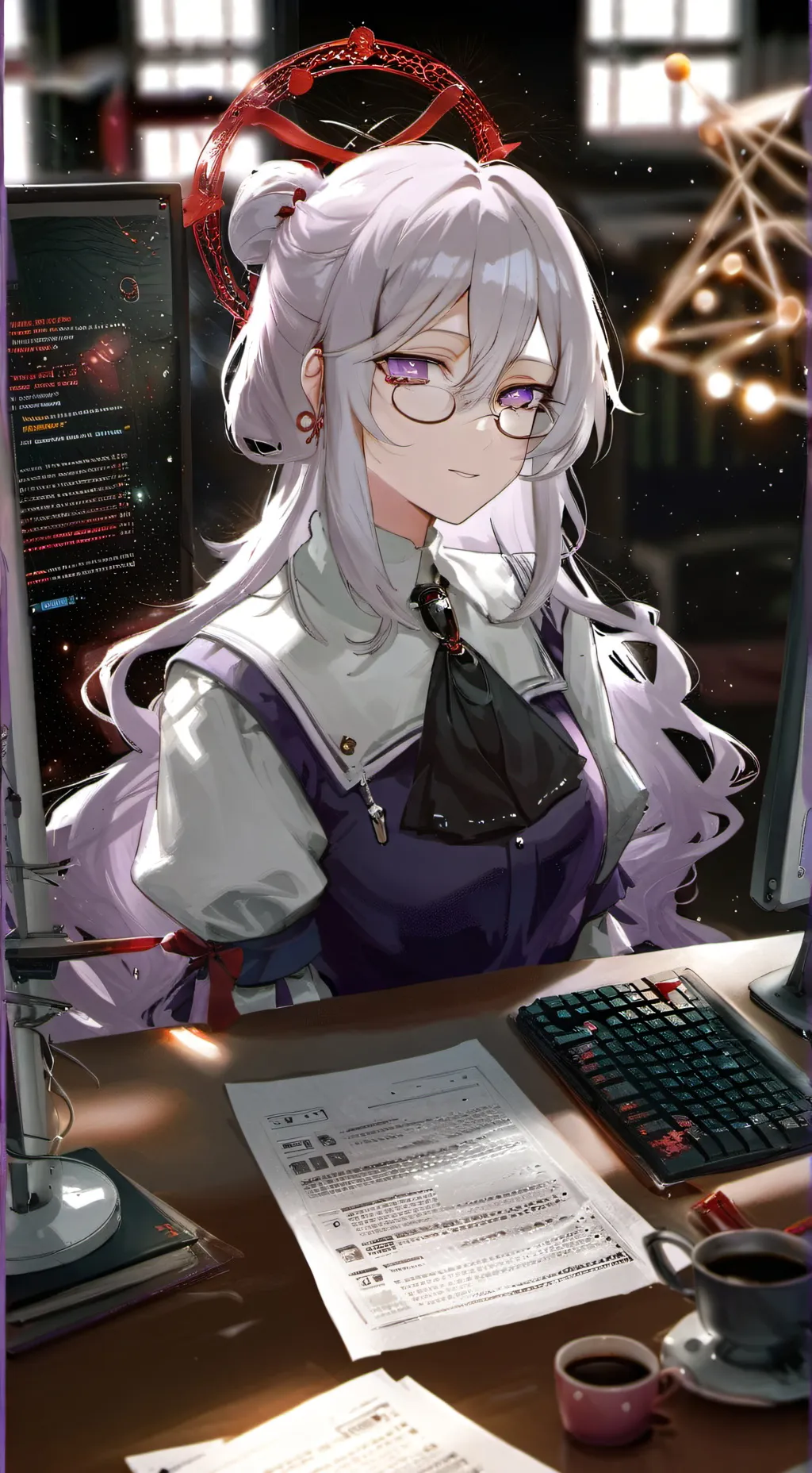 ai character: Rin background