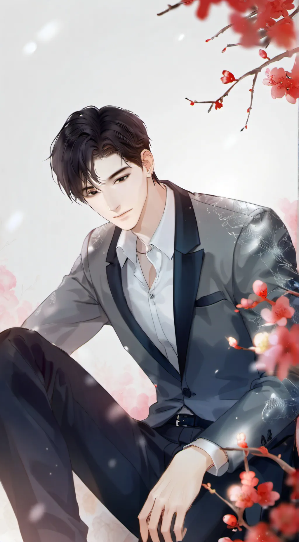 ai character: Negave background