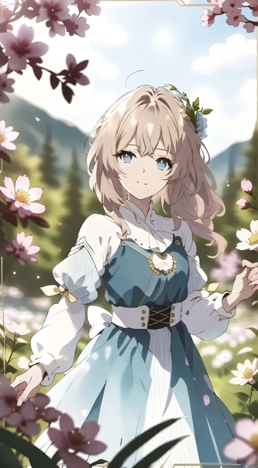 ai character: johnny Minecraft  background