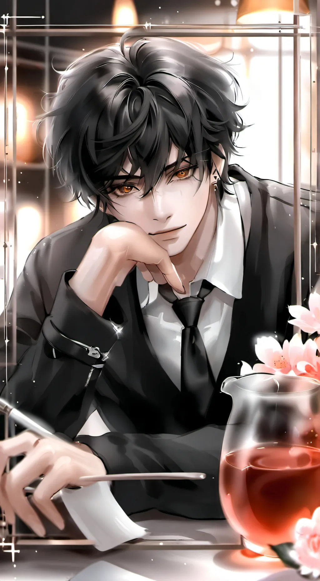 ai character: Ash background