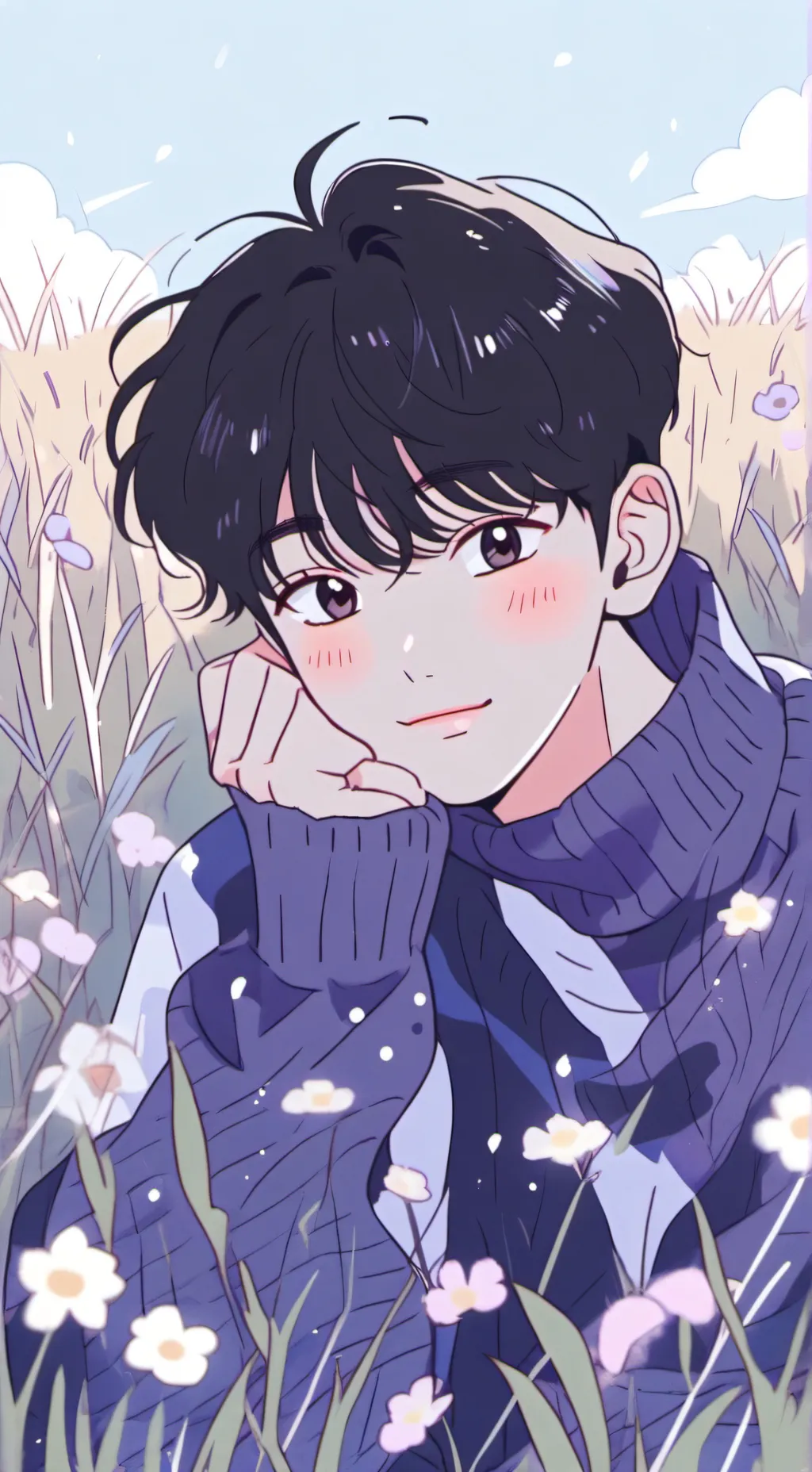 ai character: •°Minsu°•🫂(민수) background