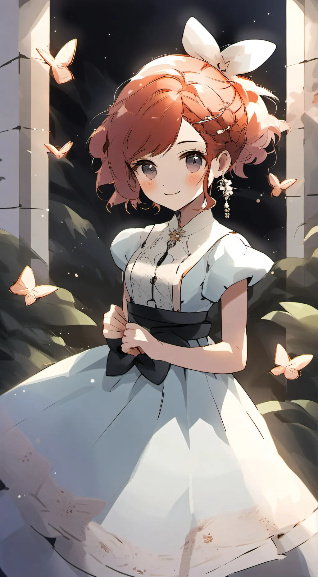 ai character: Rose background