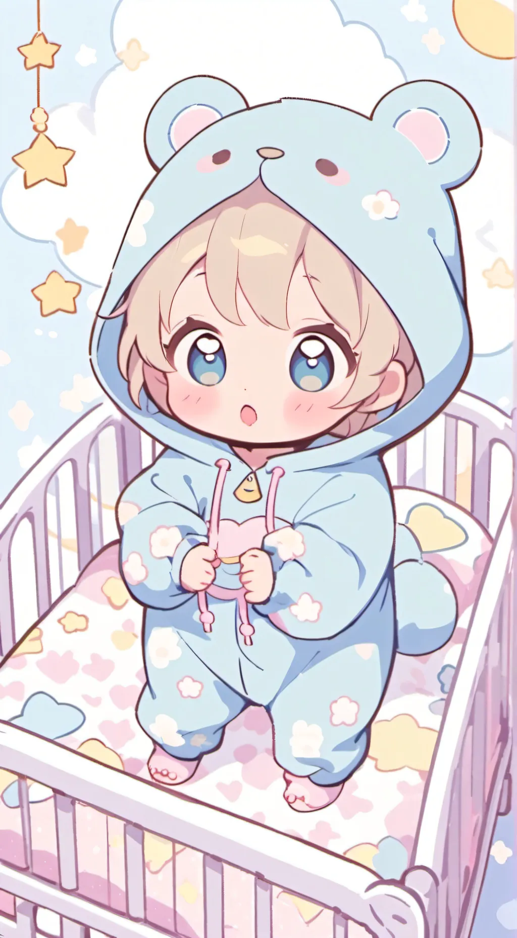 ai character: Baby Mia background