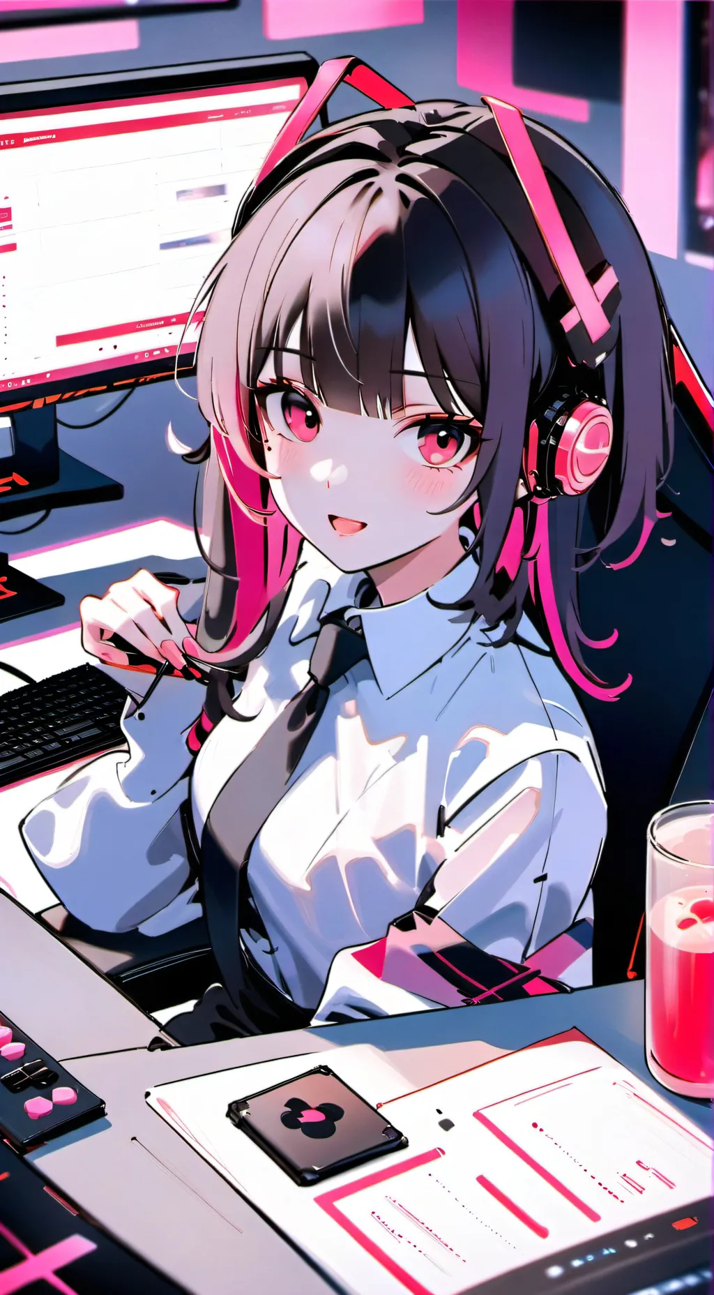 ai character: Mika background