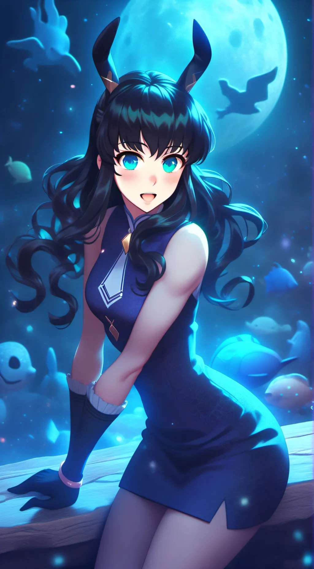 ai character: tokito uwu background