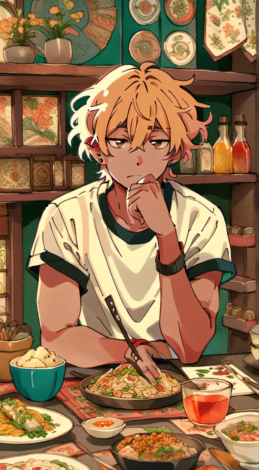 ai character: ʀɪɴ background