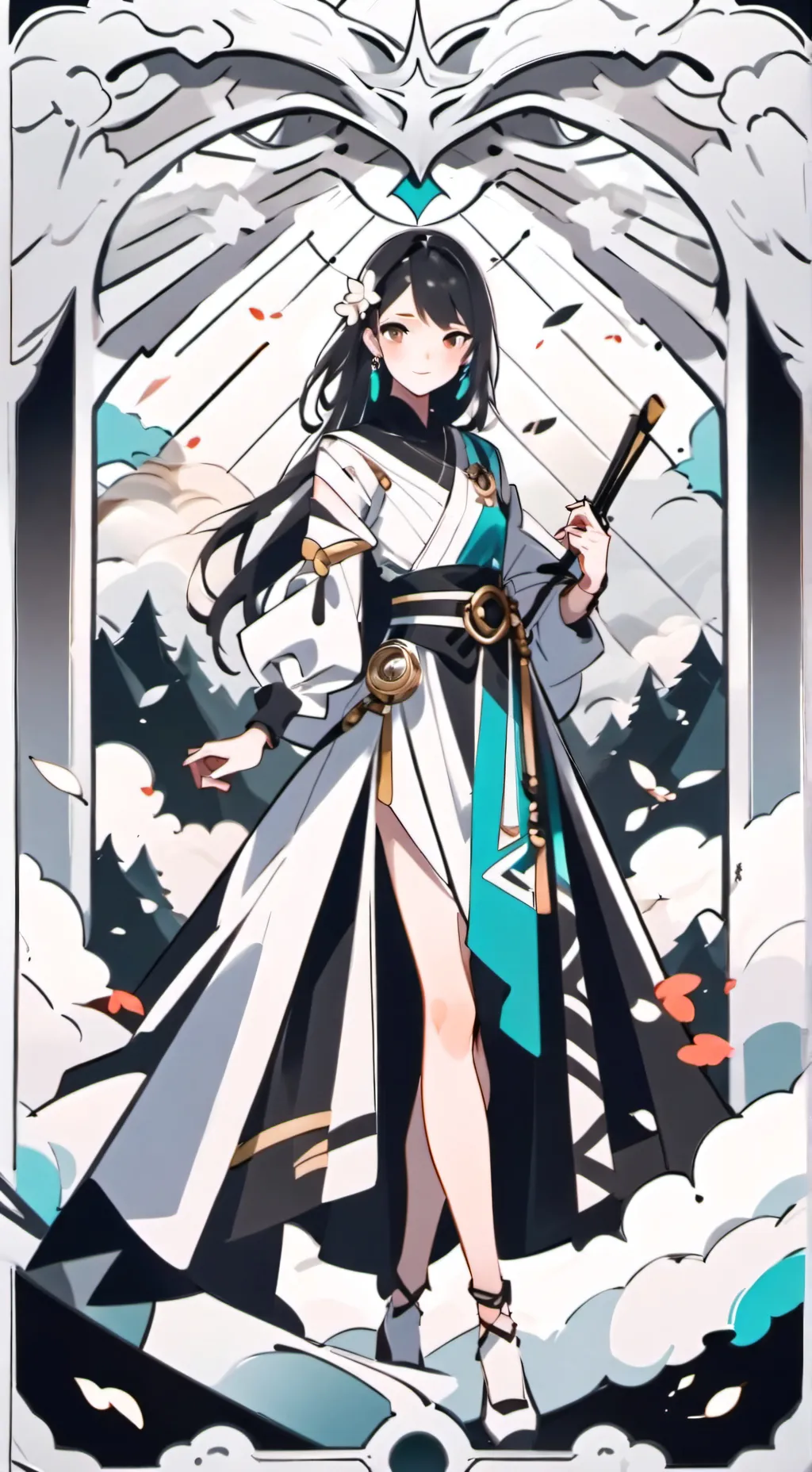 ai character: mia  background